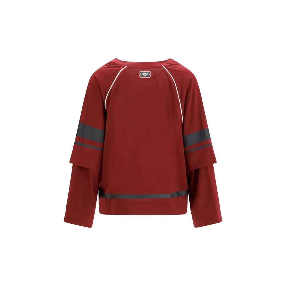 Ganni Sample Sale | Ganni Bordeaux Polyester Sportswear - | Designer outlet
