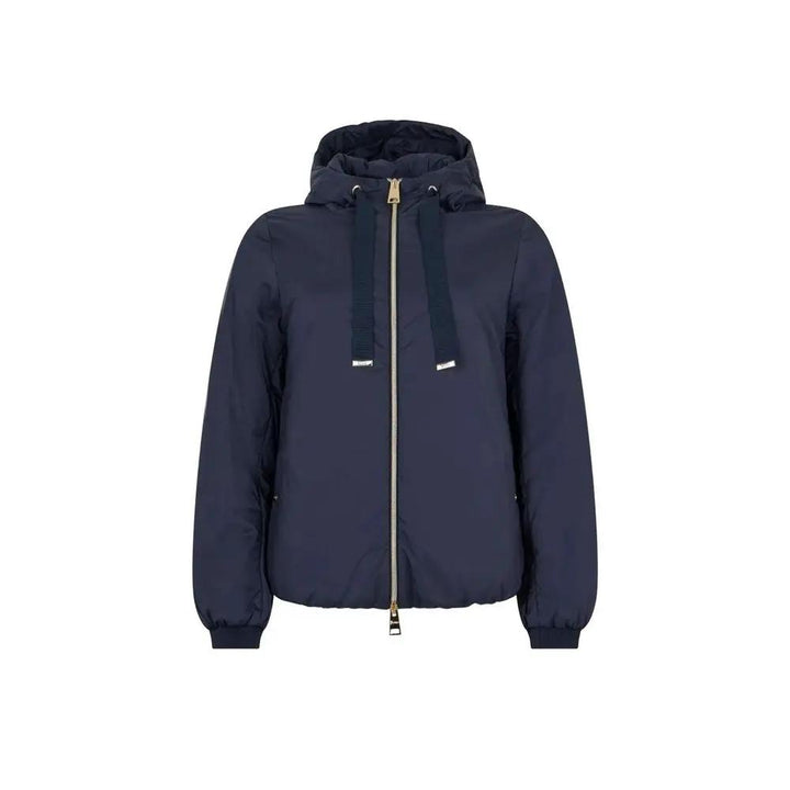 Herno Blue Polyamide Full-Length Jacket