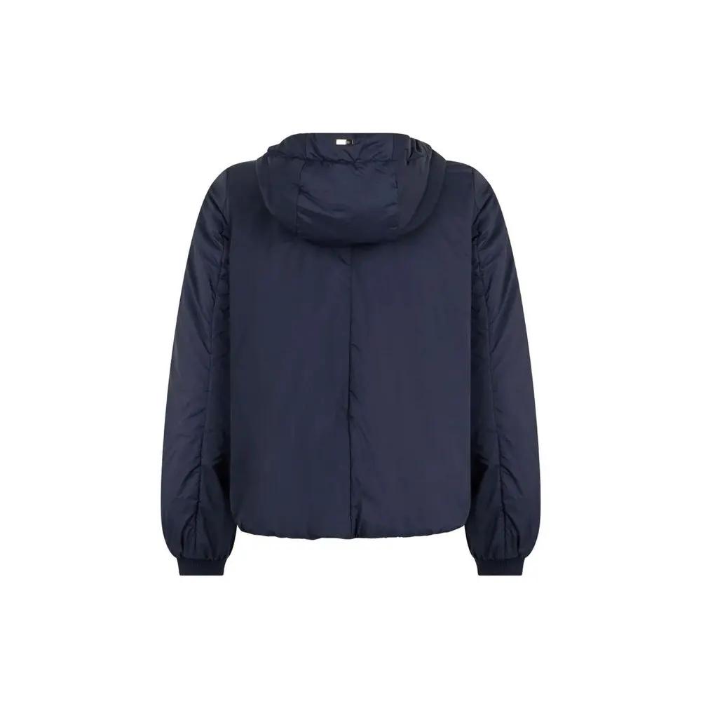Herno Blue Polyamide Full-Length Jacket