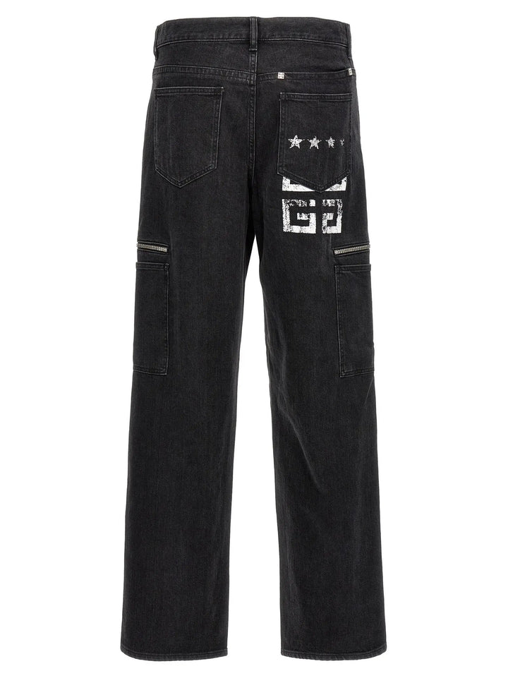 Givenchy Black Cotton Jeans Denim