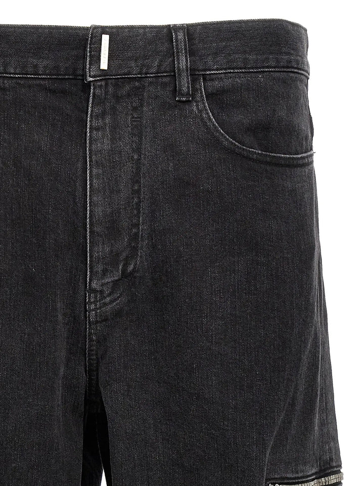 Givenchy Black Cotton Jeans Denim