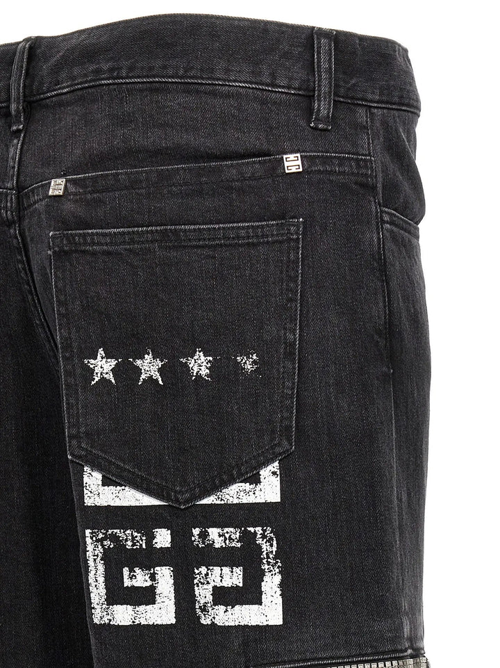 Givenchy Black Cotton Jeans Denim
