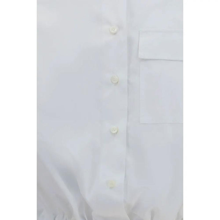 Brunello Cucinelli White Cotton Dress Shirt
