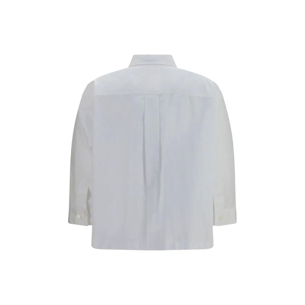 Brunello Cucinelli White Cotton Dress Shirt