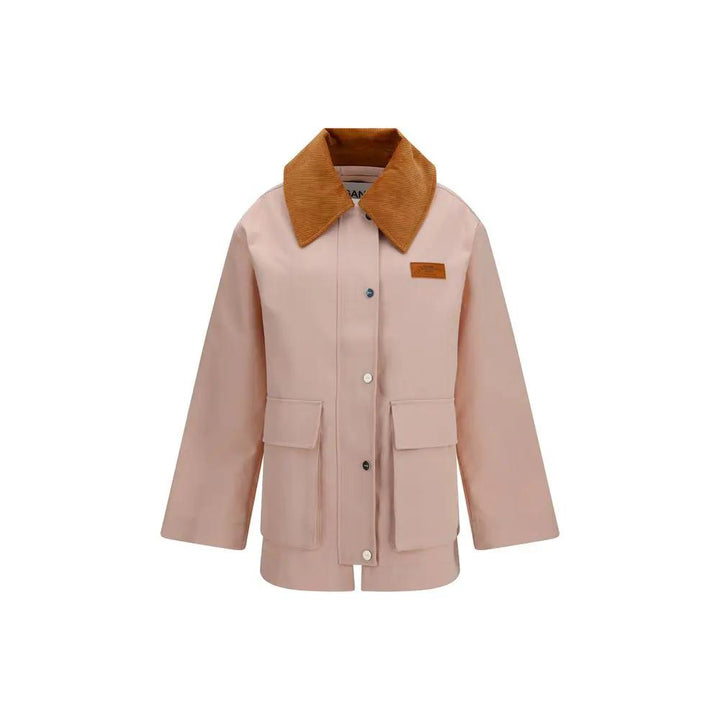 Ganni Multicolor Polyester Full-Length Jacket