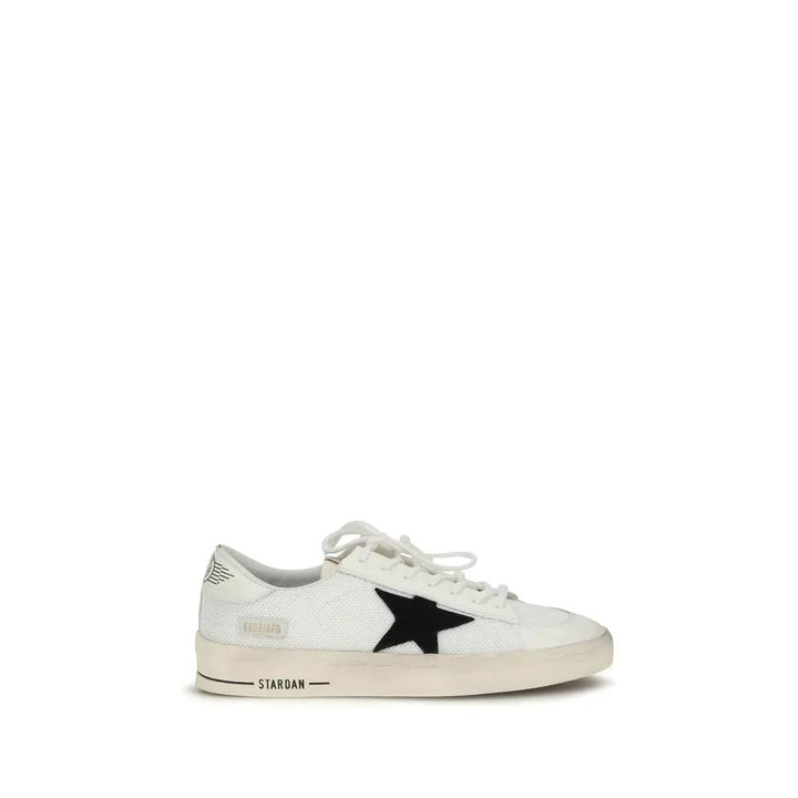 Golden Goose White Calf Leather Bos Taurus Sneakers