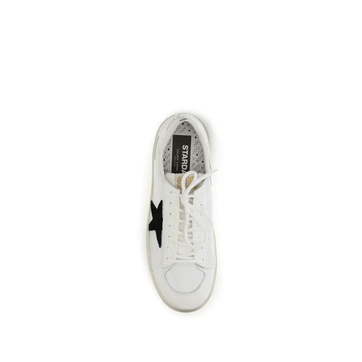 Golden Goose White Calf Leather Bos Taurus Sneakers