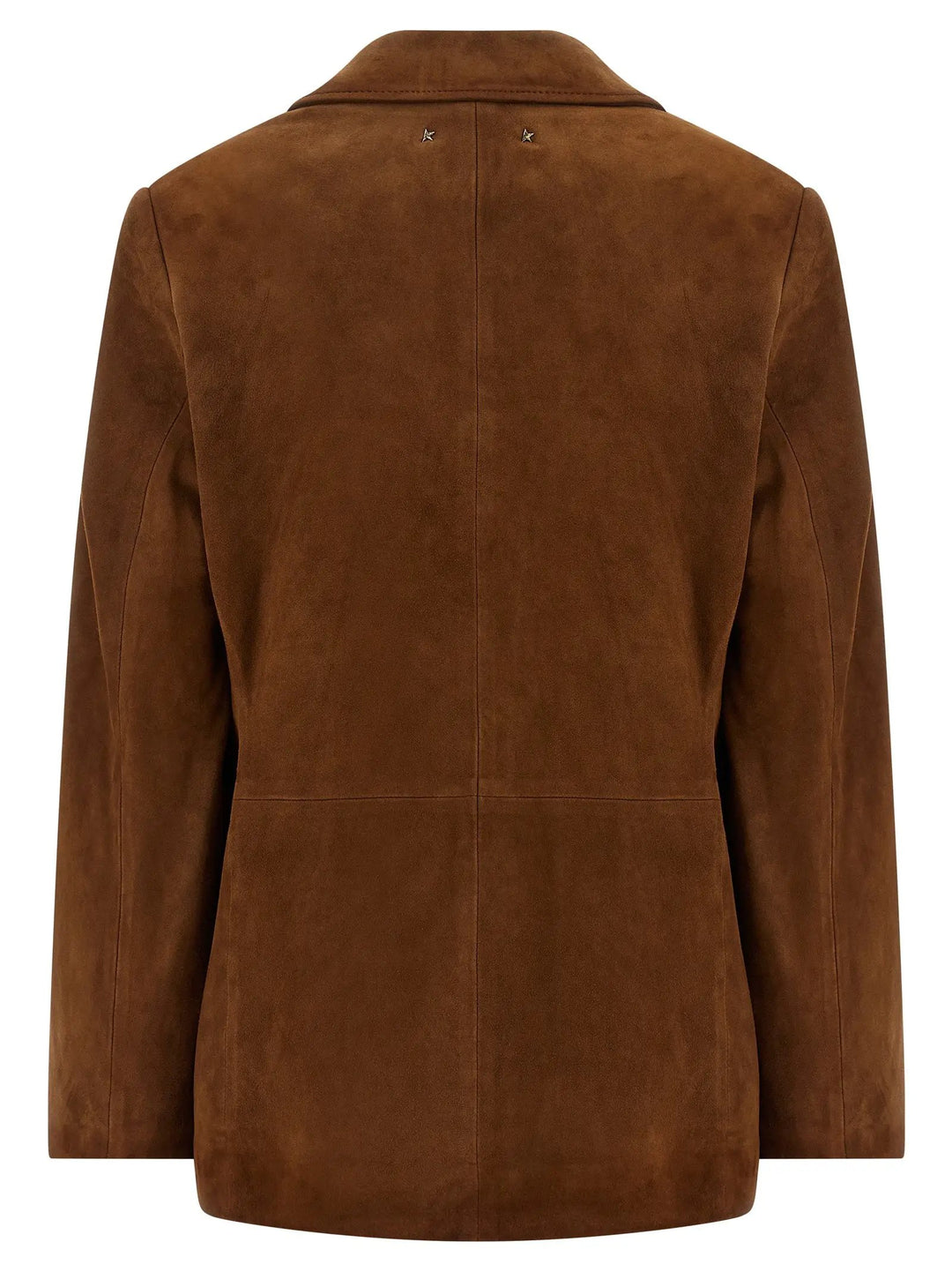 Golden Goose Brown Lamb Leather Leather Jacket