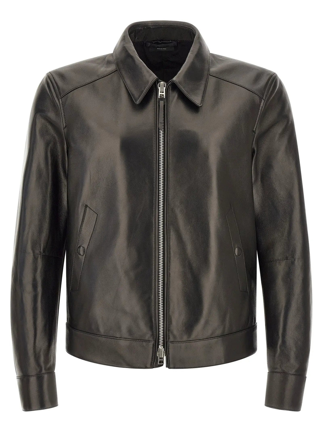 Tom Ford Sample Sale | Tom Ford Black Lamb Leather Leather Jacket - | Designer outlet