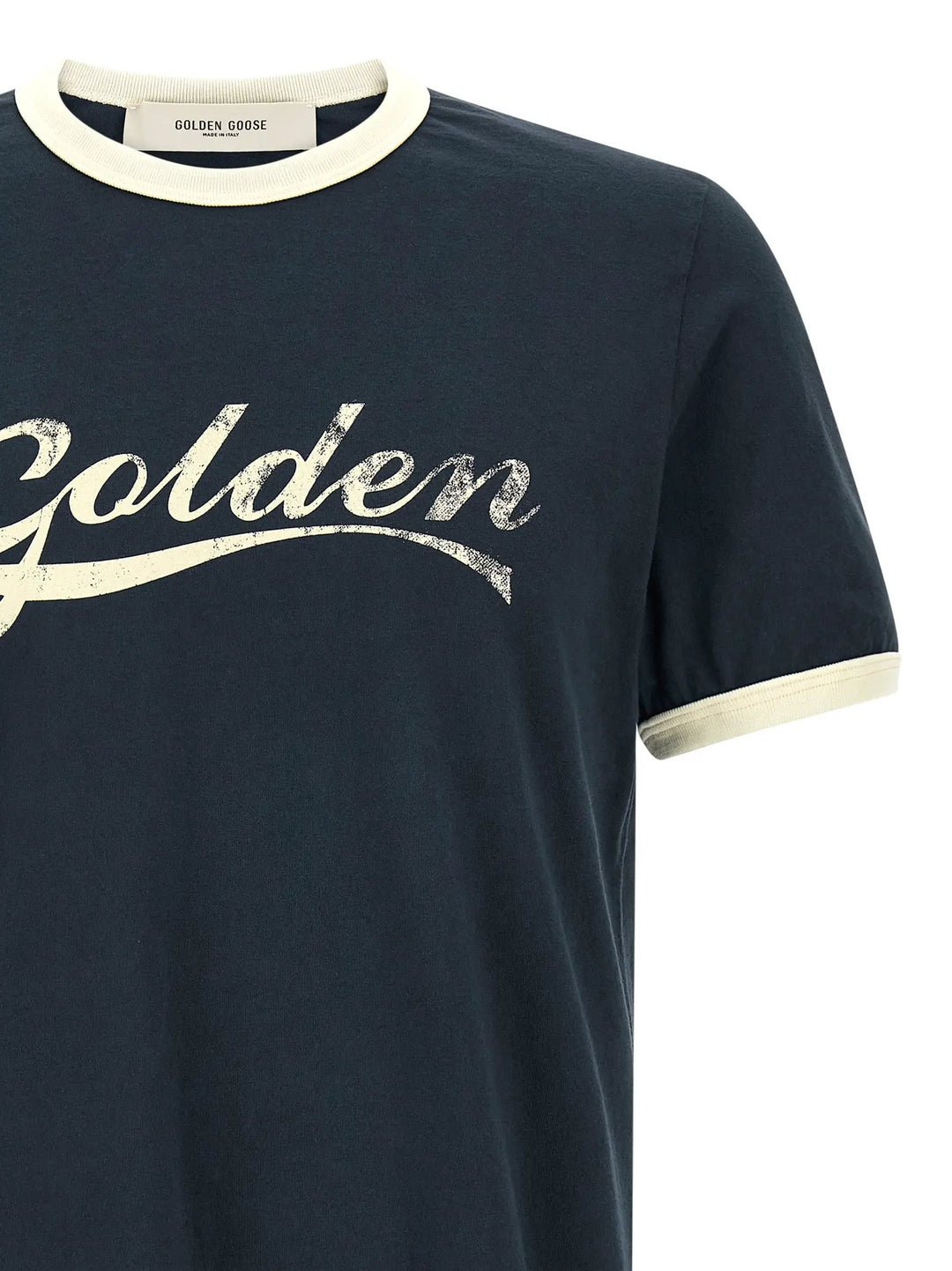 Golden Goose Blue Cotton T-Shirt