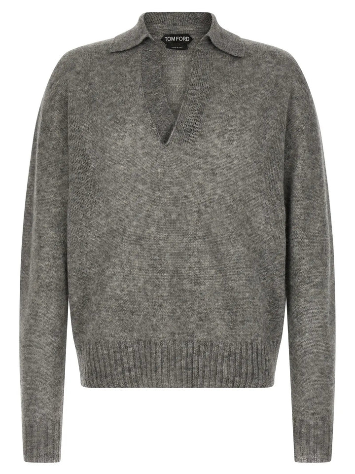 Tom Ford Gray Cashmere Cardigan