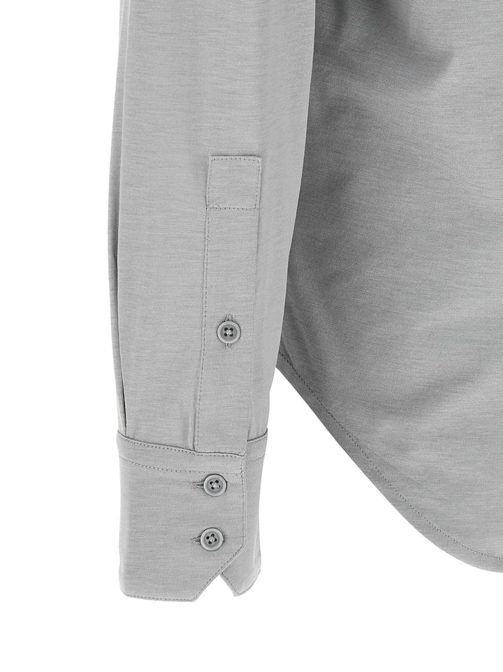 Tom Ford Gray Silk Blouse