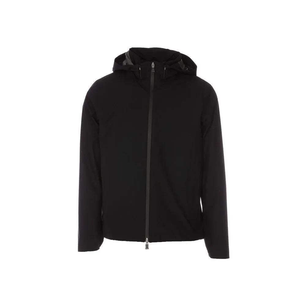Herno Black Polyester Shell Jacket
