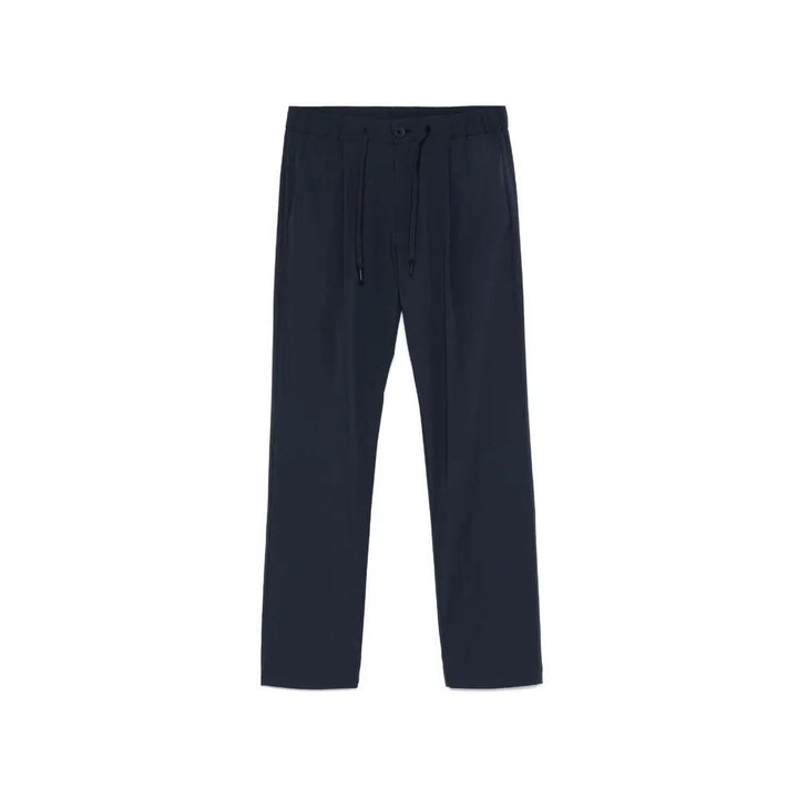 Herno Blue Elastane Casual Pants
