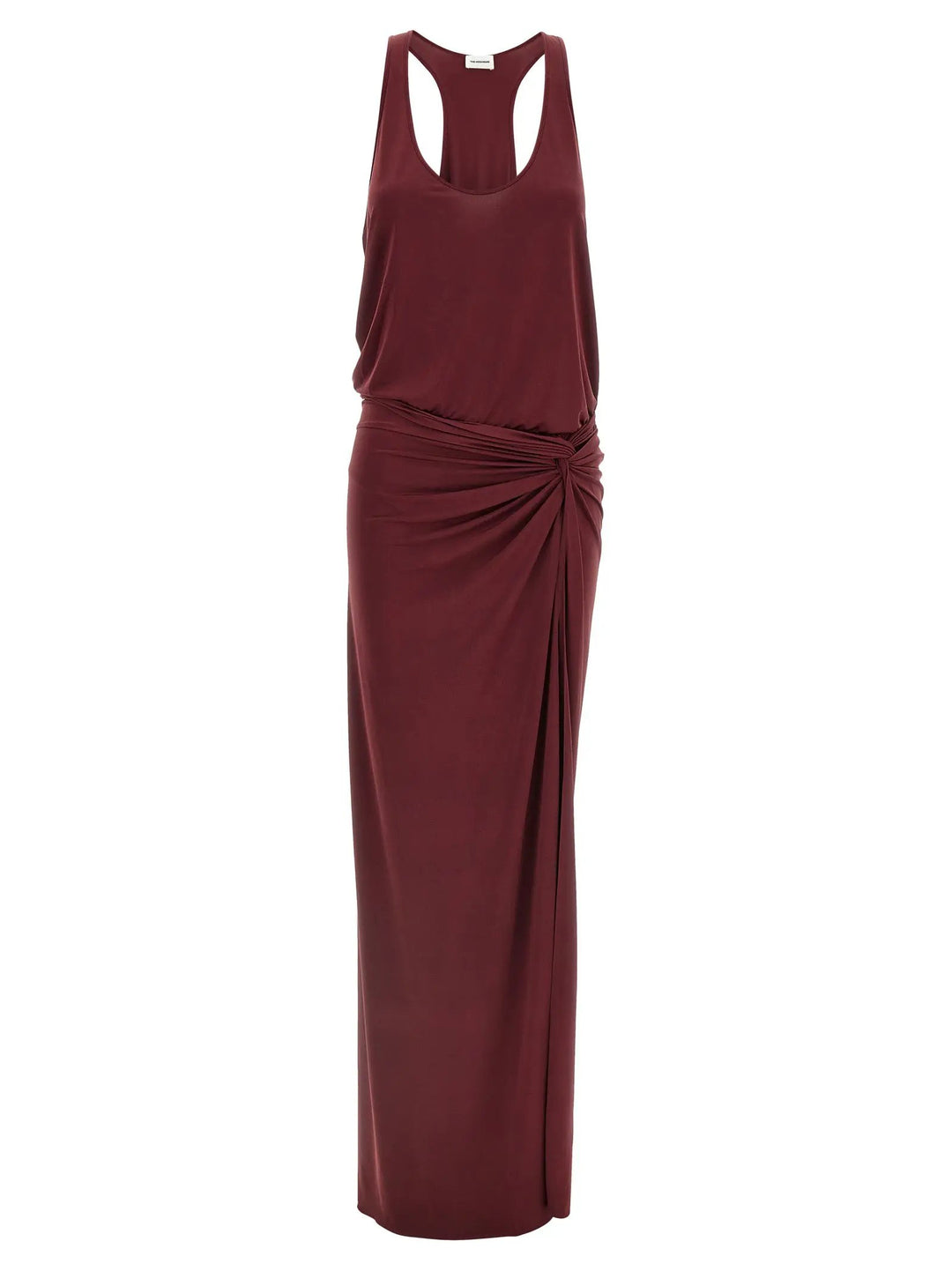 The Andamane Sample Sale | The Andamane Bordeaux Polyester Long Dress - | Designer outlet