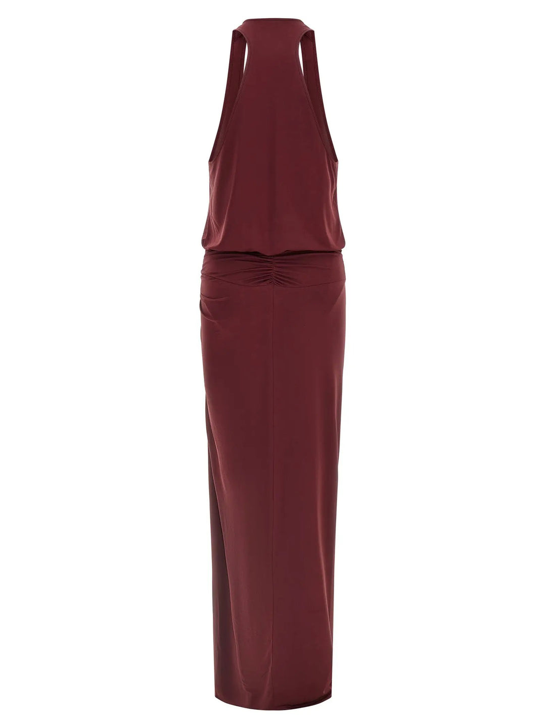The Andamane Sample Sale | The Andamane Bordeaux Polyester Long Dress - | Designer outlet