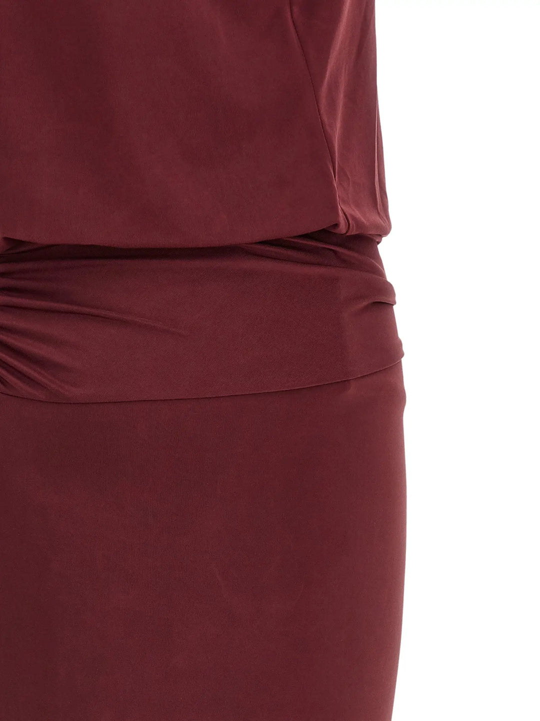 The Andamane Sample Sale | The Andamane Bordeaux Polyester Long Dress - | Designer outlet