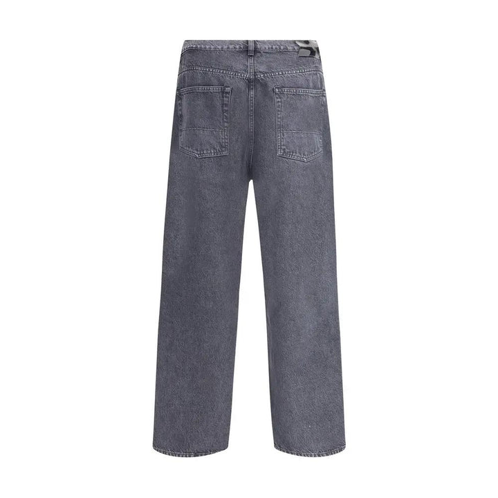 Our Legacy Black Cotton Relaxed Fit Jeans