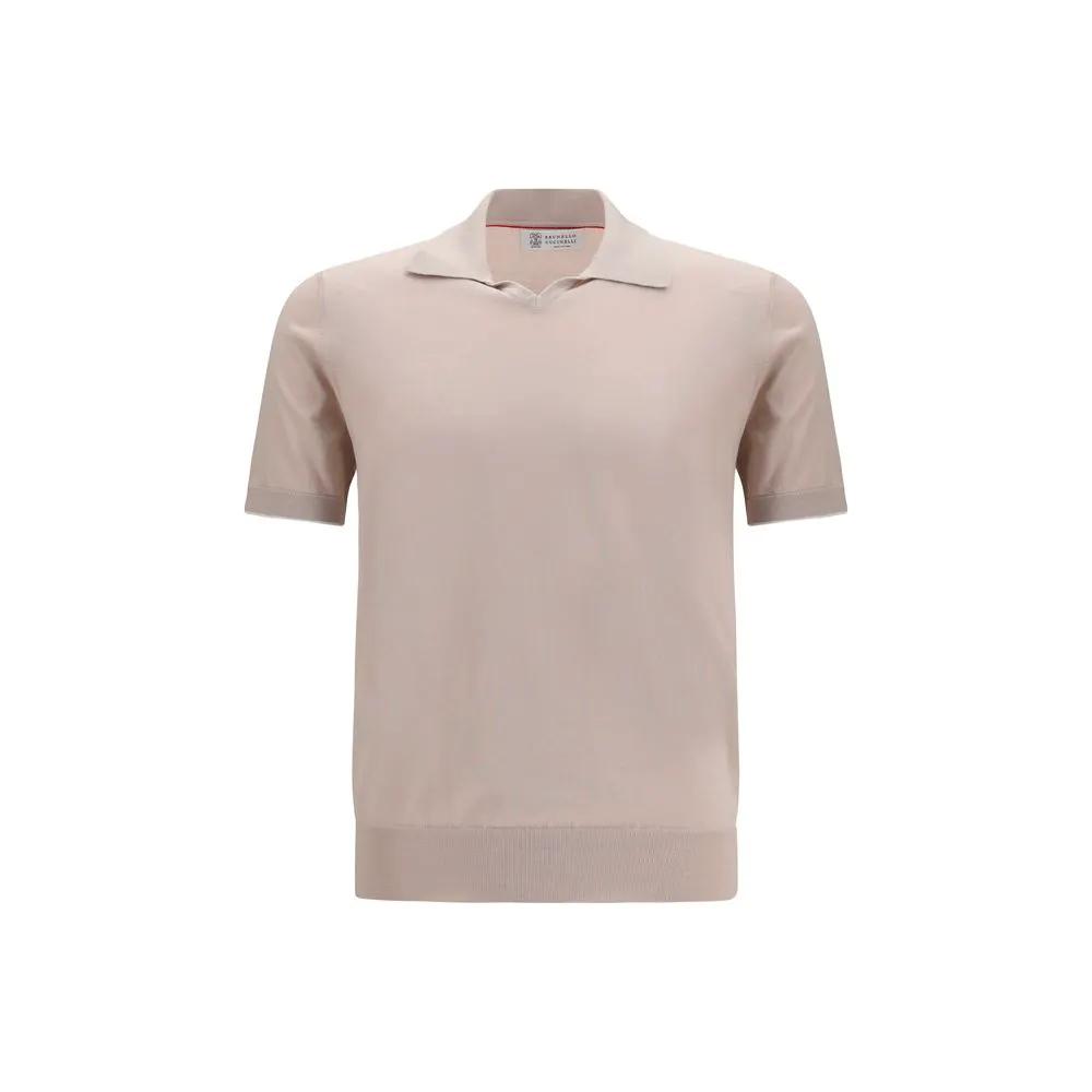 Brunello Cucinelli Sample Sale | Brunello Cucinelli Beige Cotton Polo Shirt - | Designer outlet