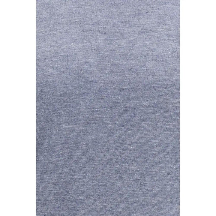Brunello Cucinelli Sample Sale | Brunello Cucinelli Blue Linen T-Shirt - | Designer outlet