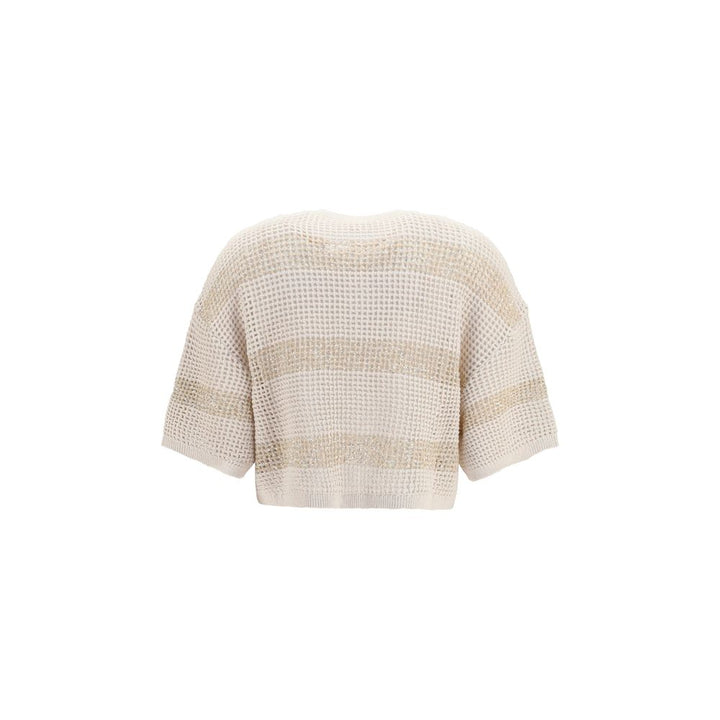 Brunello Cucinelli Sample Sale | Brunello Cucinelli Beige Cotton Cardigan - | Designer outlet