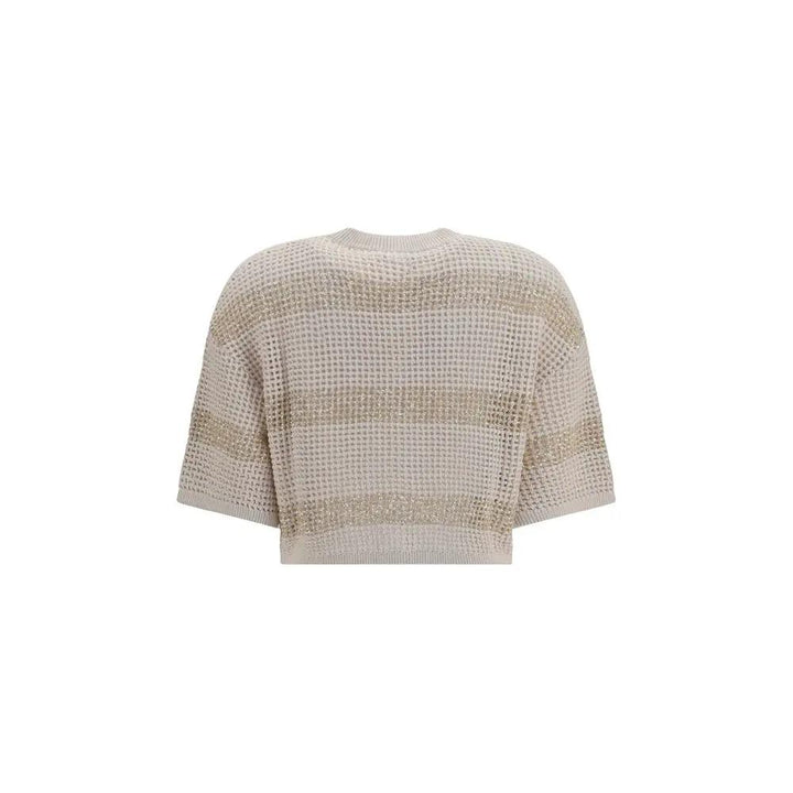 Brunello Cucinelli Sample Sale | Brunello Cucinelli Beige Linen Cardigan - | Designer outlet