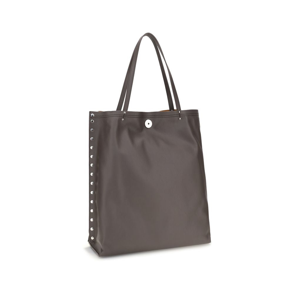 Zanellato Sample Sale | Zanellato Gray Calf Leather Bos Taurus Shoulder Bag - | Designer outlet