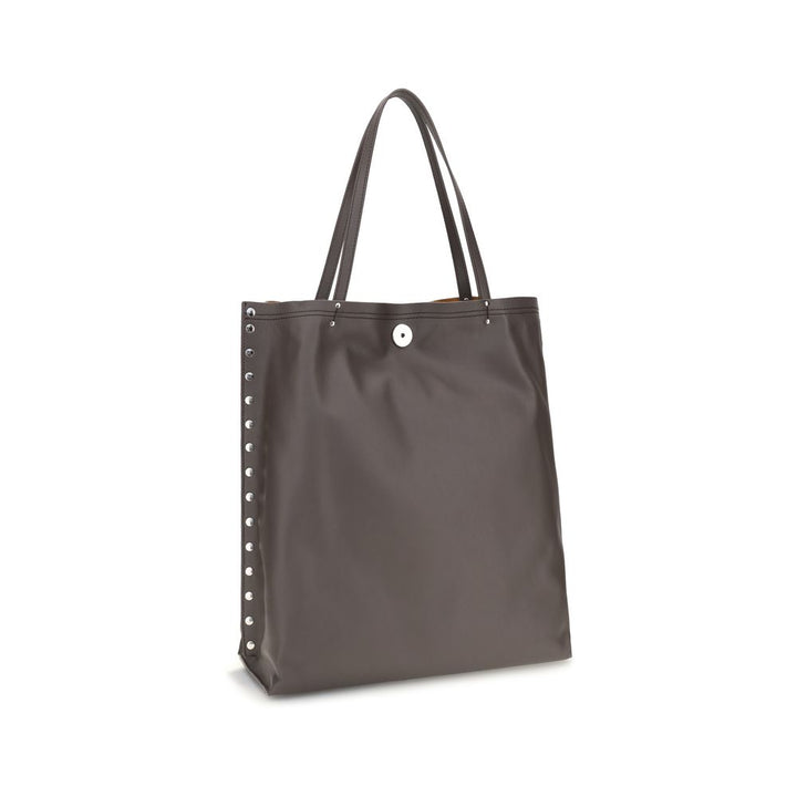 Zanellato Sample Sale | Zanellato Gray Calf Leather Bos Taurus Shoulder Bag - | Designer outlet