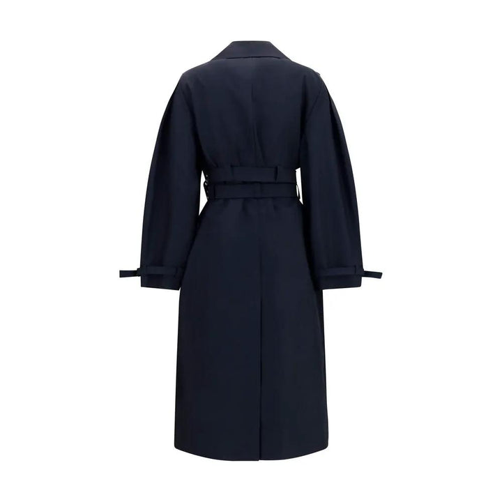 Ganni Black Cotton Coat