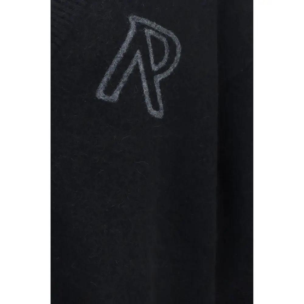Represent Black Alpaca Vicugna Pacos Cardigan