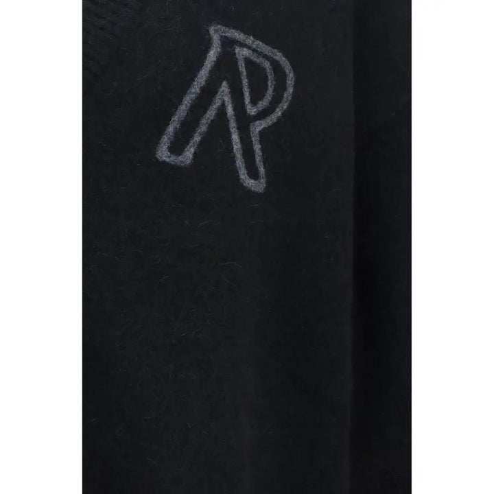 Represent Black Alpaca Vicugna Pacos Cardigan