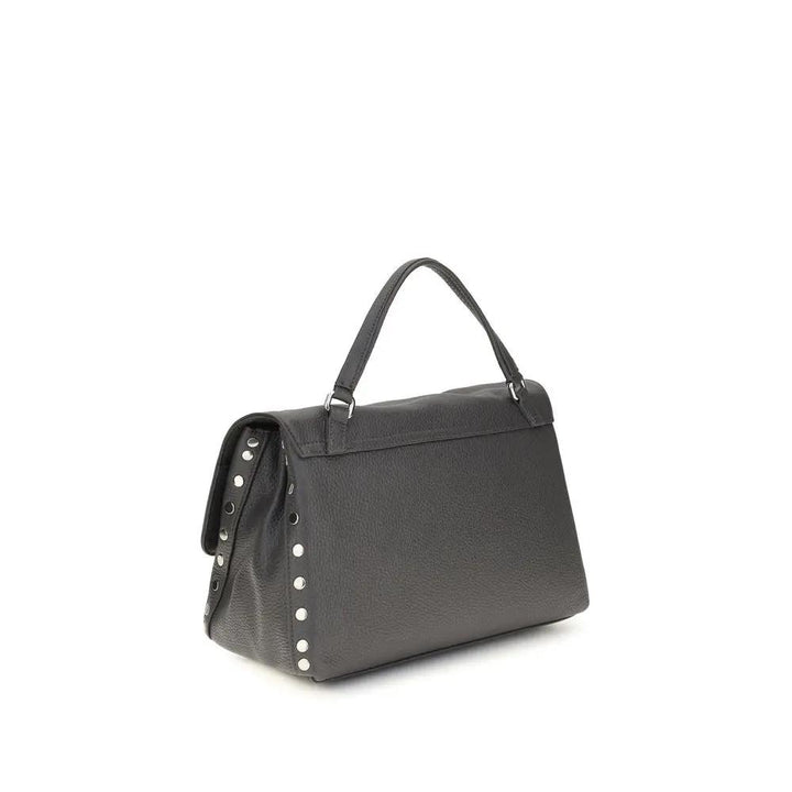 Zanellato Sample Sale | Zanellato Gray Calf Leather Bos Taurus Handbag - | Designer outlet