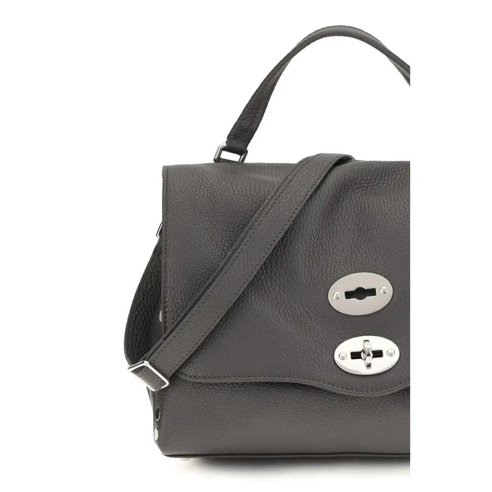 Zanellato Sample Sale | Zanellato Gray Calf Leather Bos Taurus Handbag - | Designer outlet