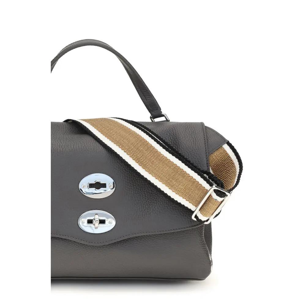 Zanellato Sample Sale | Zanellato Gray Calf Leather Bos Taurus Handbag - | Designer outlet