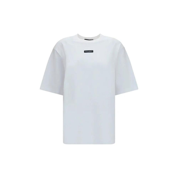 Dolce &amp; Gabbana Sample Sale | Dolce &amp; Gabbana White Cotton T-Shirt - | Designer outlet