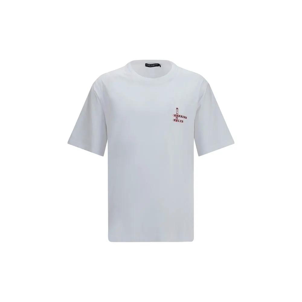 Dolce & Gabbana Sample Sale | Dolce & Gabbana White Cotton T-Shirt - | Designer outlet