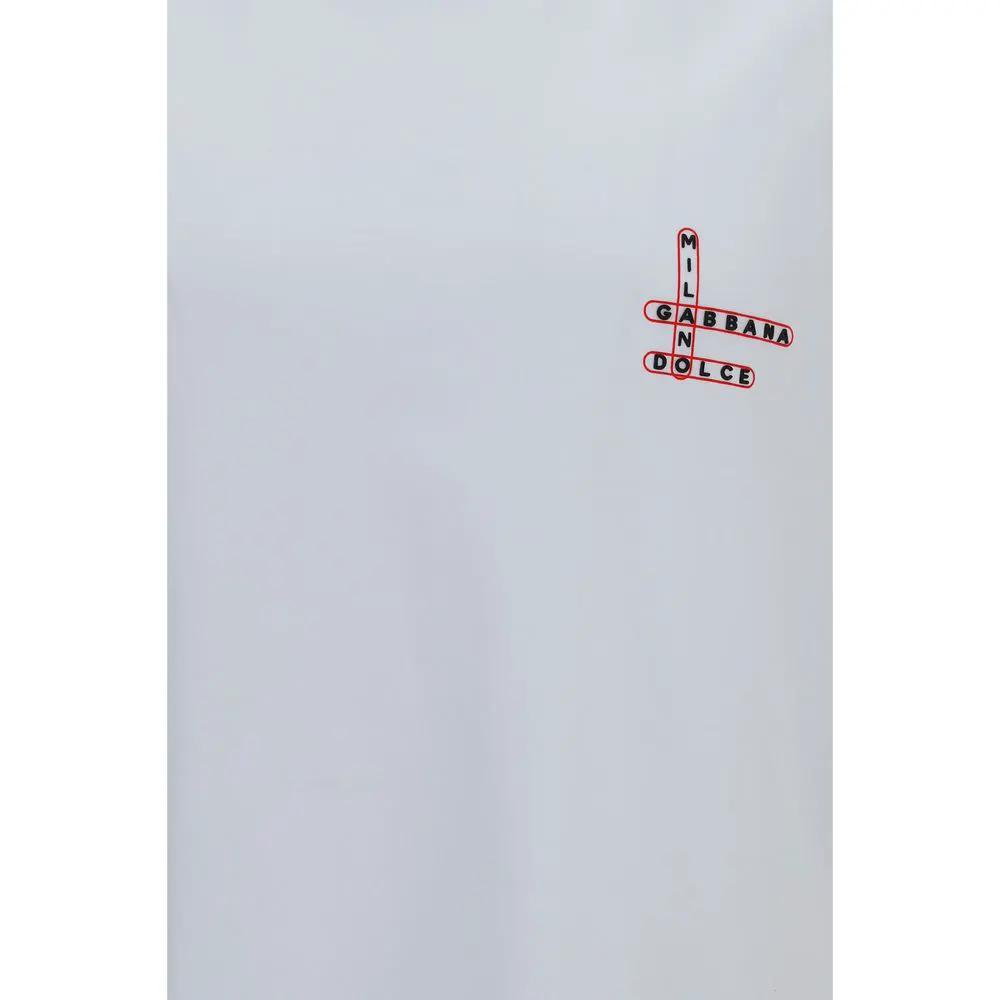 Dolce &amp; Gabbana Sample Sale | Dolce &amp; Gabbana White Cotton T-Shirt - | Designer outlet
