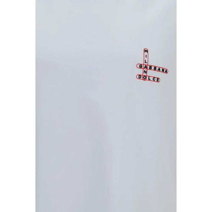 Dolce &amp; Gabbana Sample Sale | Dolce &amp; Gabbana White Cotton T-Shirt - | Designer outlet