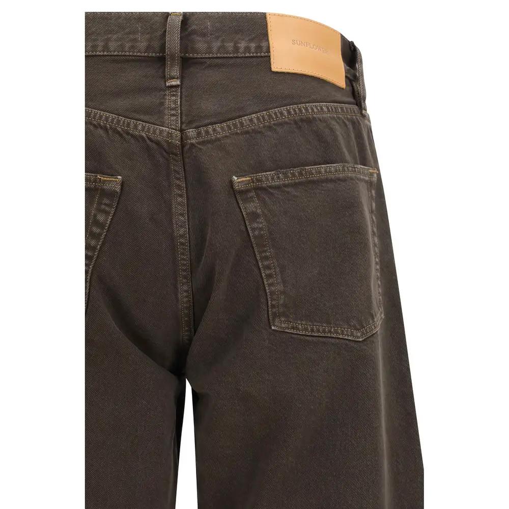Sunflower Sample Sale | Sunflower Brown Cotton Relaxed Fit Jeans - | Designer outlet