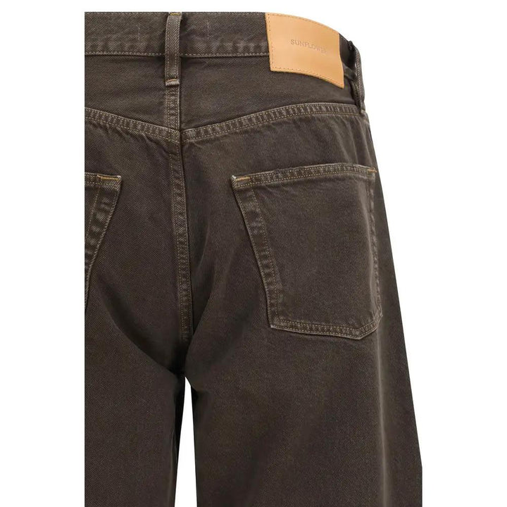 Sunflower Sample Sale | Sunflower Brown Cotton Relaxed Fit Jeans - | Designer outlet