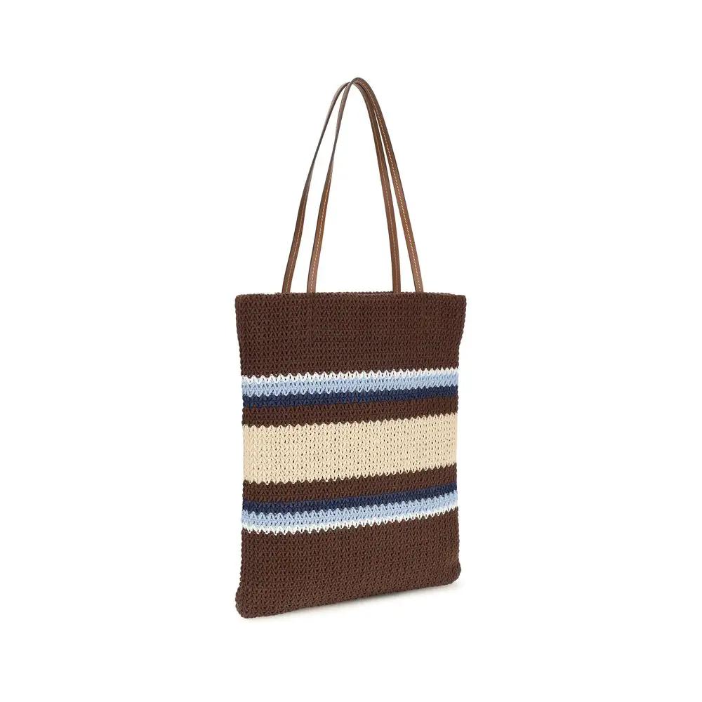 Miu Miu Sample Sale | Miu Miu Multicolor Recycled Cotton Shoulder Bag - | Designer outlet