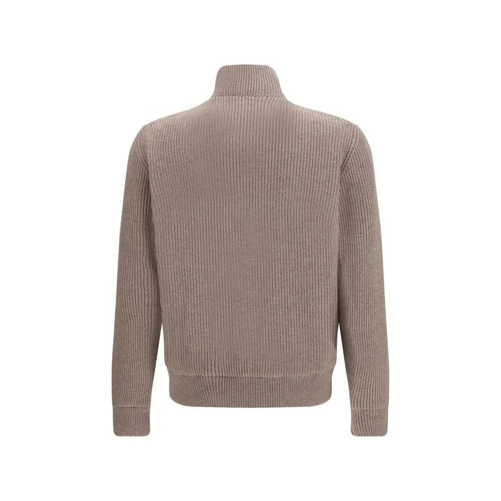 Brunello Cucinelli Sample Sale | Brunello Cucinelli Beige Calf Leather Bos Taurus Leather Jacket - | Designer outlet