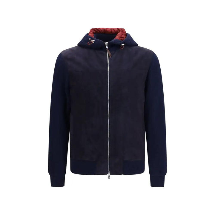 Brunello Cucinelli Sample Sale | Brunello Cucinelli Blue Wool Oves Aries Full-Length Jacket - | Designer outlet