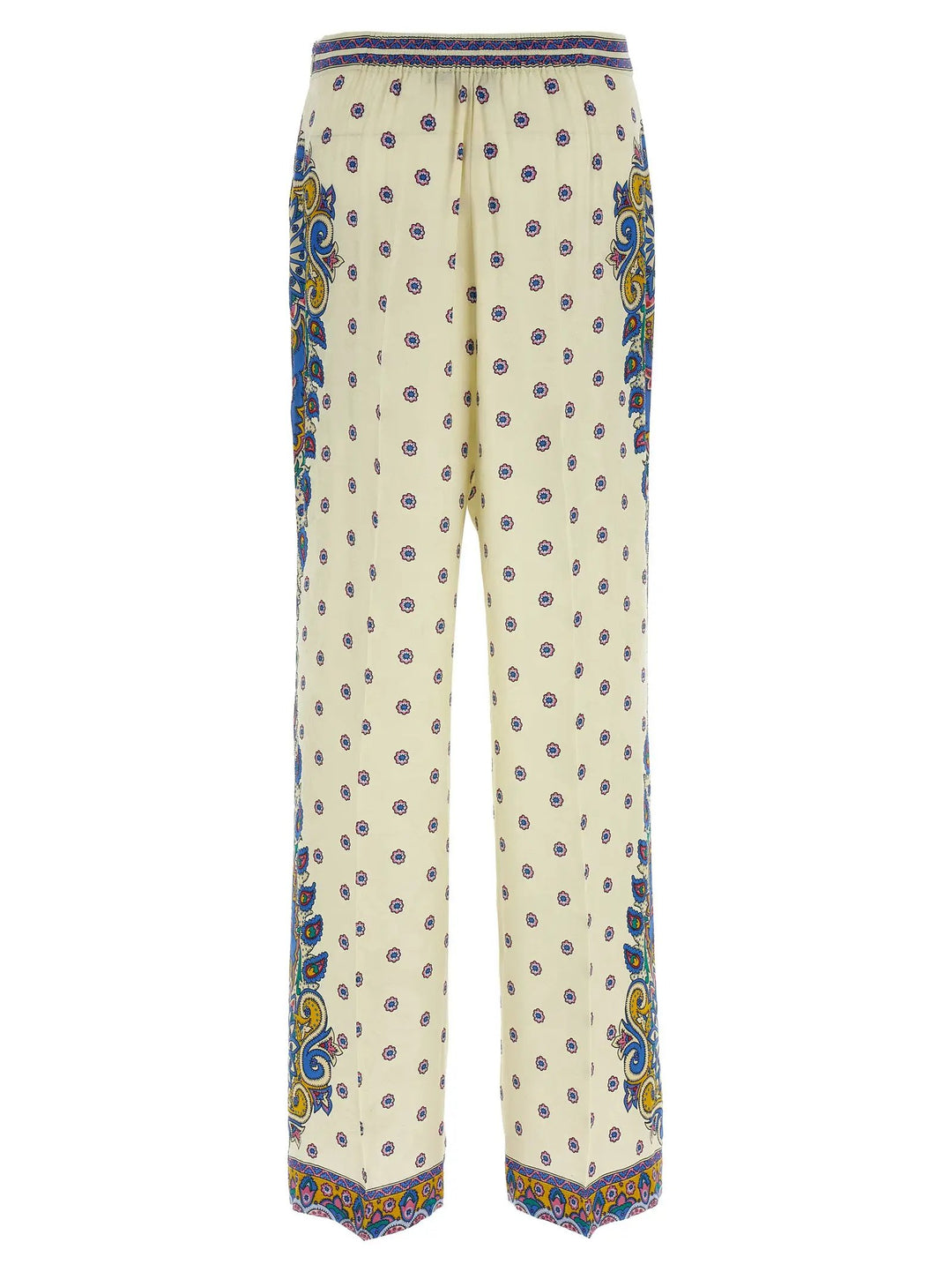 Etro White Viscose Casual Pants