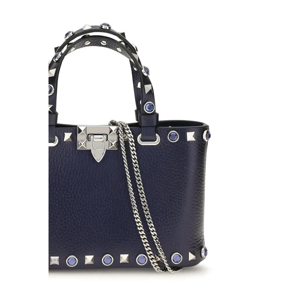 Valentino Garavani Sample Sale | Valentino Garavani Black Calf Leather Bos Taurus Handbag - | Designer outlet