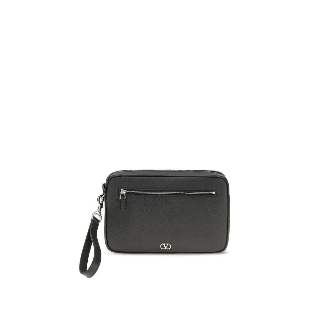 Valentino Garavani Sample Sale | Valentino Garavani Black Calf Leather Bos Taurus Handbag - | Designer outlet