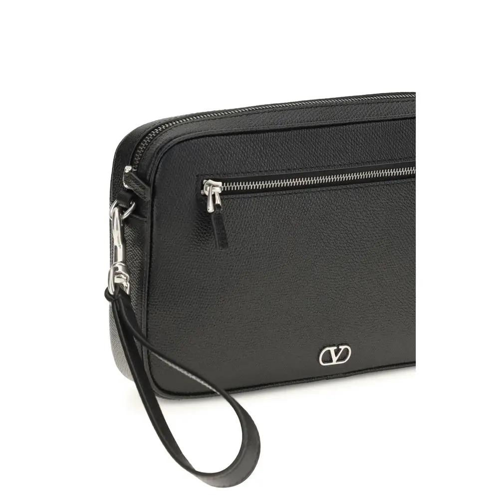 Valentino Garavani Sample Sale | Valentino Garavani Black Calf Leather Bos Taurus Handbag - | Designer outlet