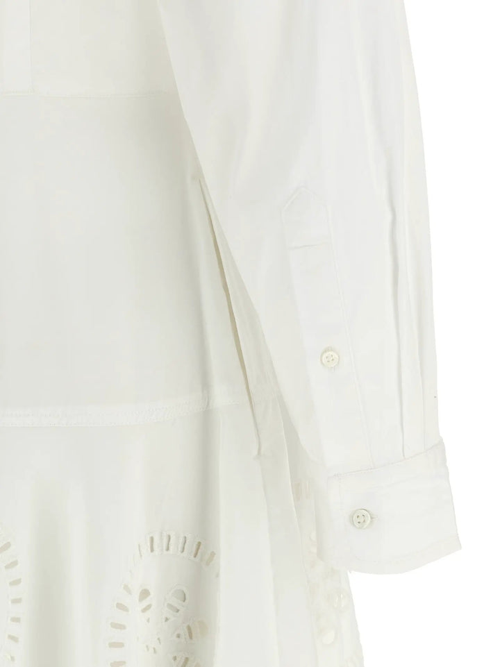 Polo Ralph Lauren White Cotton Midi Dress