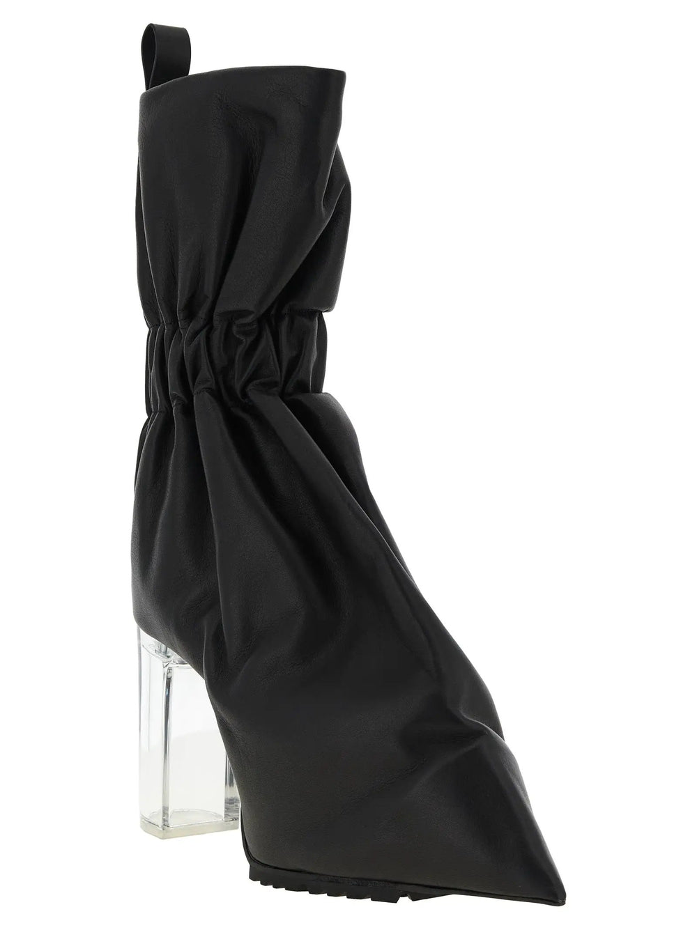 Rick Owens Sample Sale | Rick Owens Black Calfskin Ankle Boots - | Designer outlet