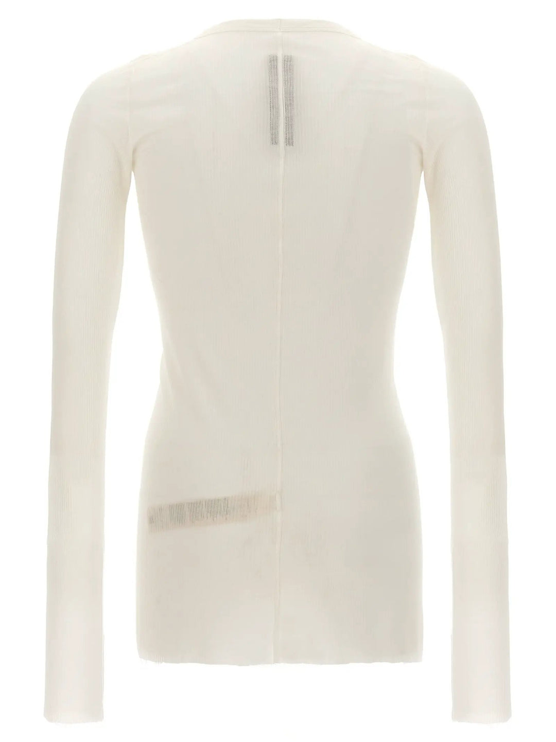Rick Owens White Viscose T-Shirt